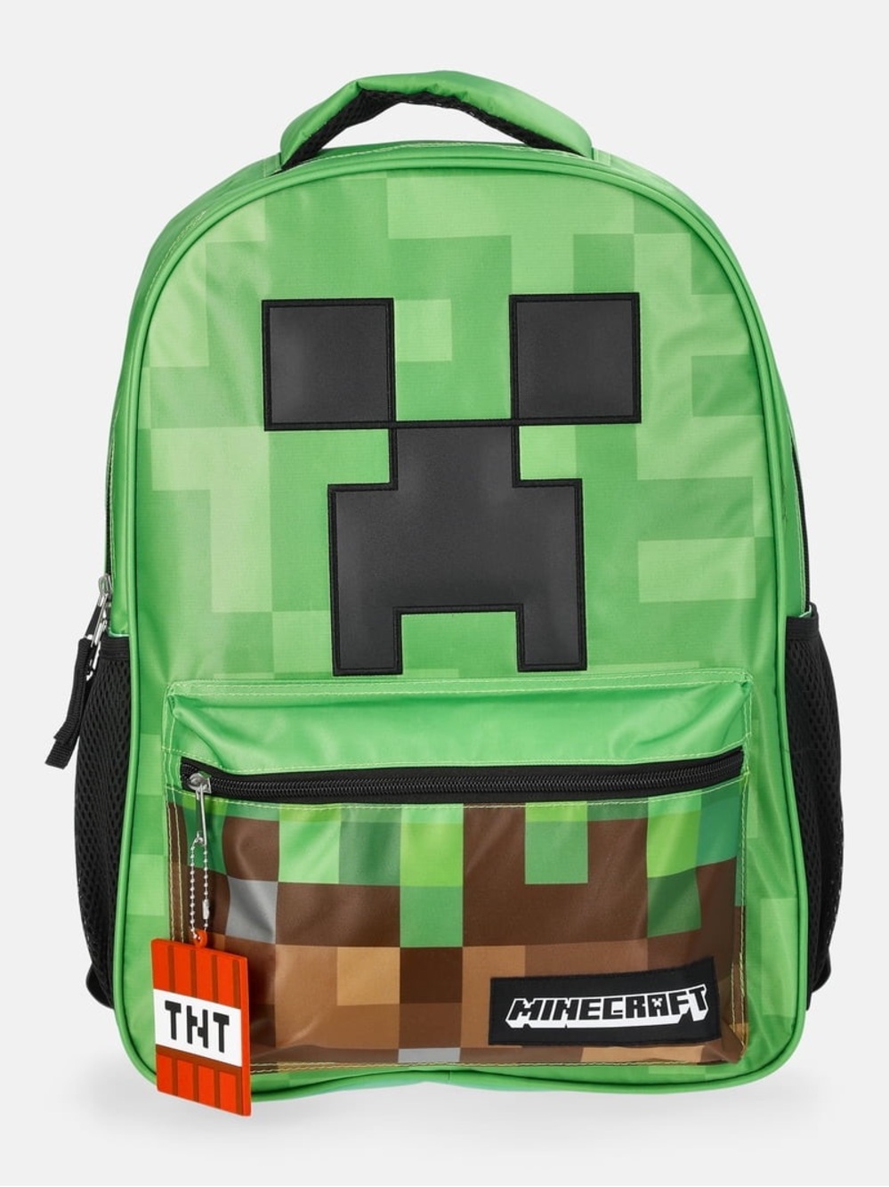 Minecraft Creeper Green Pixel Backpack W
